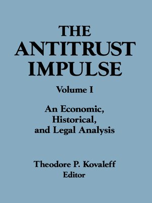 cover image of The Antitrust Division of the Department of Justice